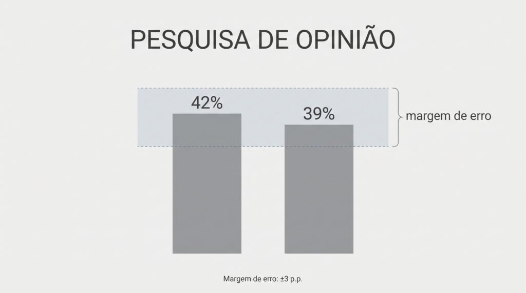 A disputa está dentro da margem de erro.